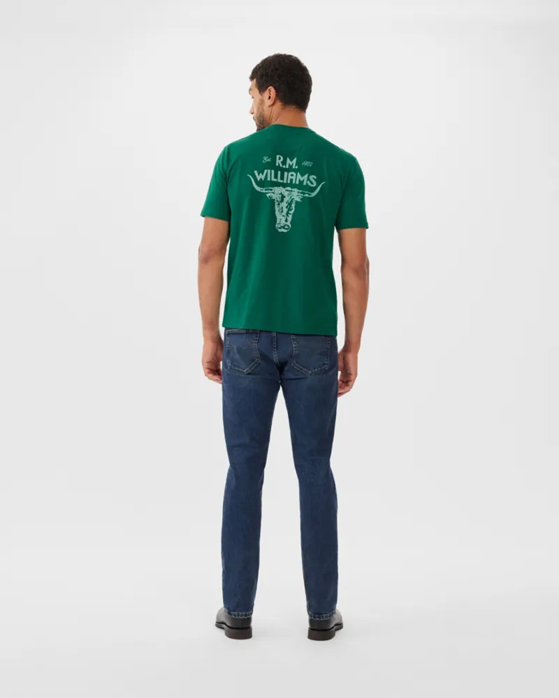RM Williams Gladstone T-Shirt Forest Green-3